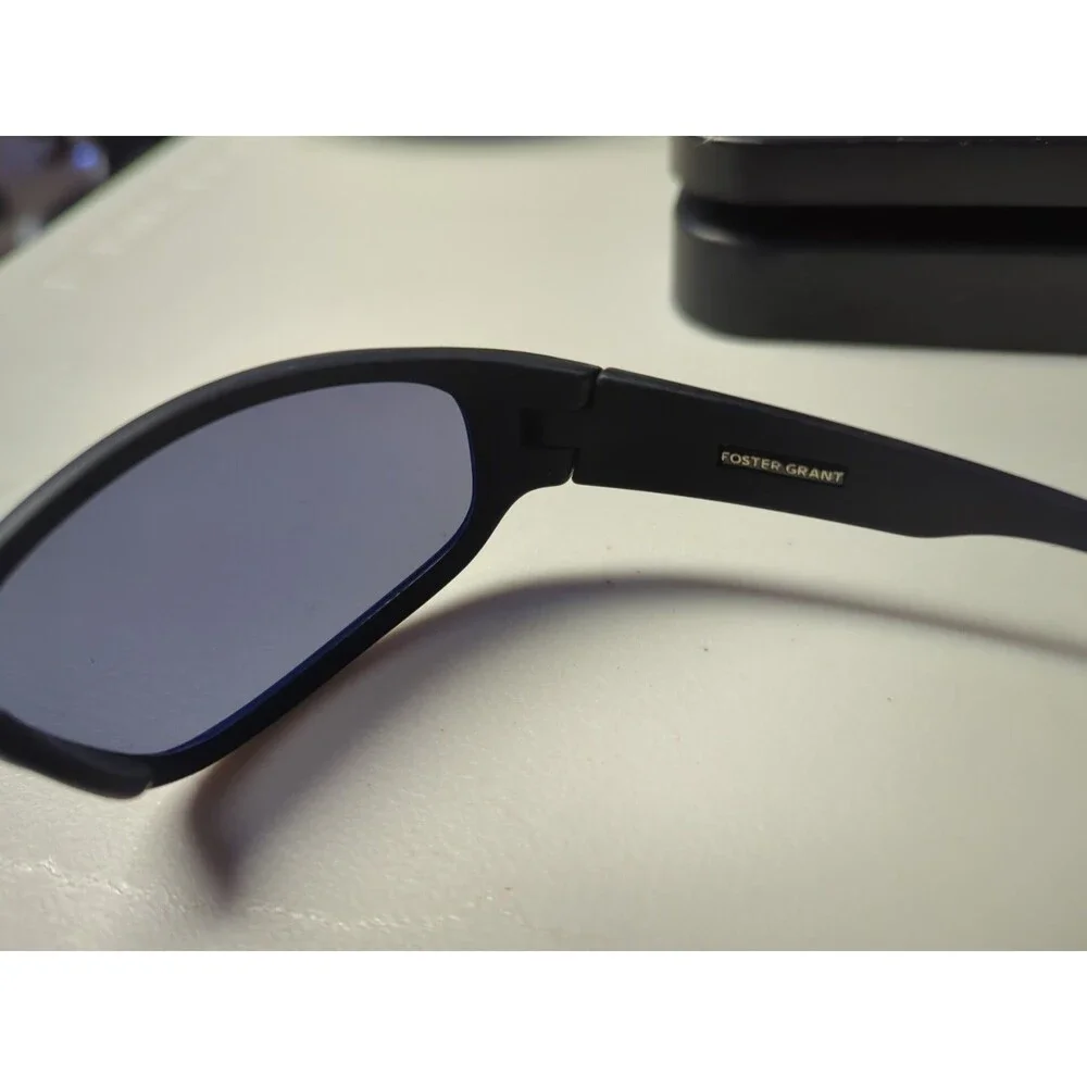 Foster Grant Black Driving Sunglasses – Enhanced Road Safety & Scratch Resistant